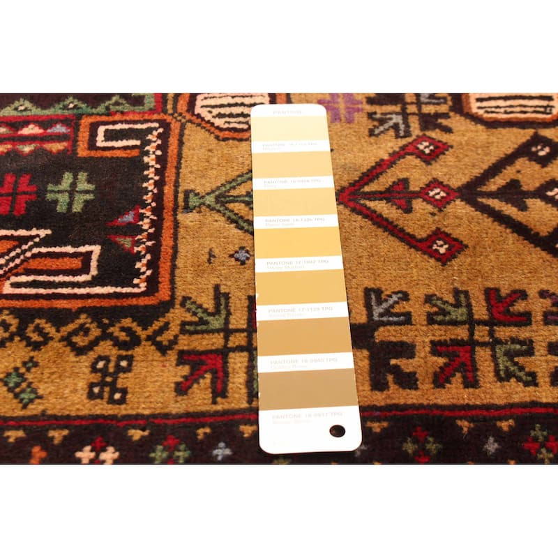 ECARPETGALLERY Hand-knotted Teimani Brown Wool Rug - 3'9 x 6'6