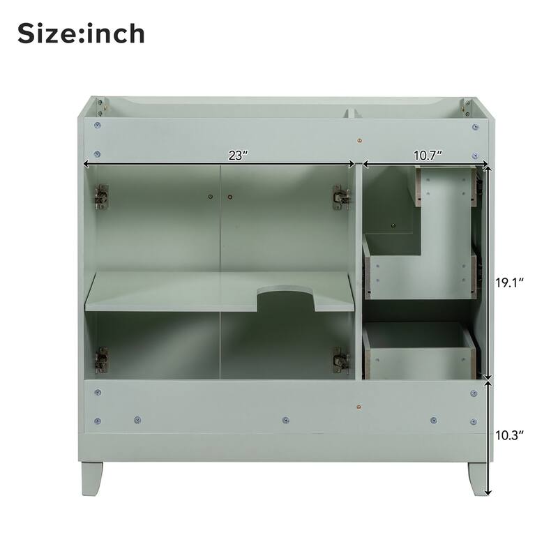 [Cabinet Only] 36" Bathroom Vanity(Sink not included)