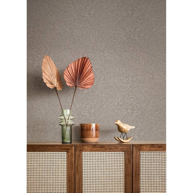 A-Street Prints Kristina Grey Botanical Wallpaper