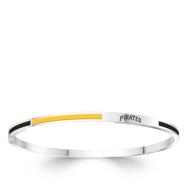 Mlb Pittsburgh Pirates Bracelet In Sterling Silver Design By Mlb Pittsburgh Pirates Bracelet In