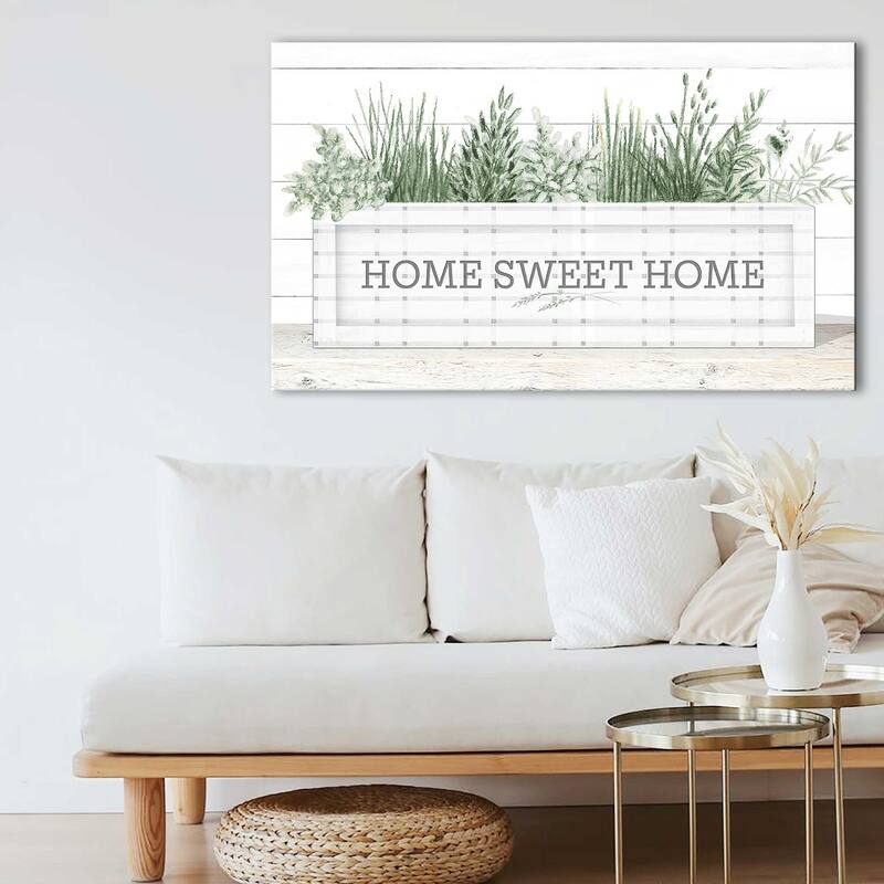 "Home Sweet Home" Print on Canvas