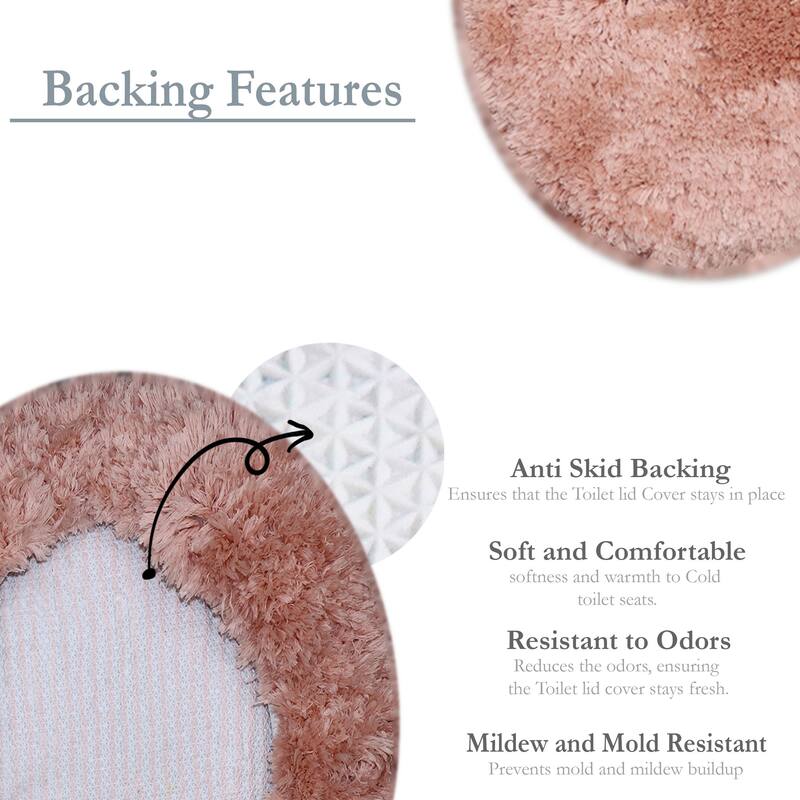 Element Plush Bathroom Rugs Quick-Dry Bathroom Mat, Washable & Absorbent Bath Rugs