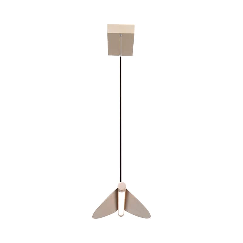 Yep by Golden Lighting Luma Integrated LED Island Light in French Gold - Black