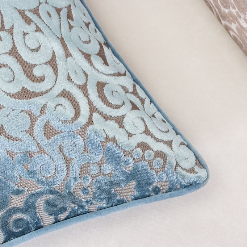 Homey Cozy Cut Velvet Throw Pillow Cover & Insert