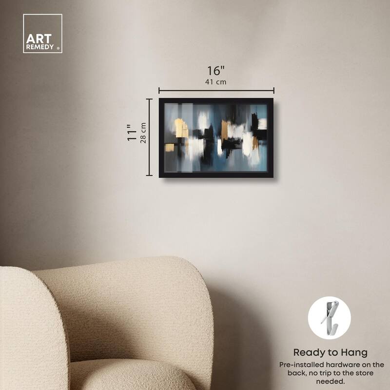 Within Blues Shadowbox by Art Remedy