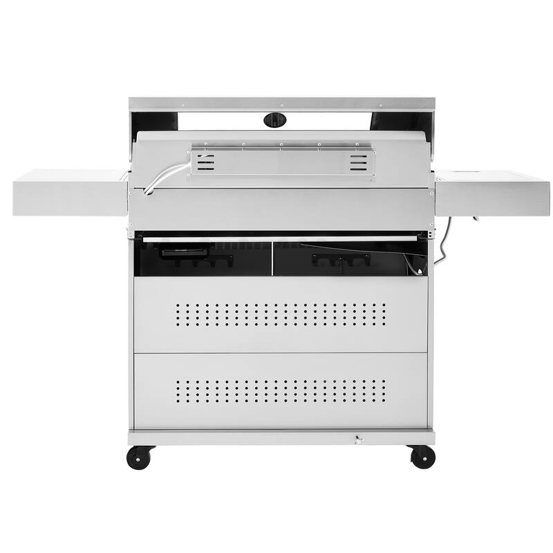 Royal Gourmet, 6-Burner Gas Grill with Side & Infrared Rear Burners - N/A