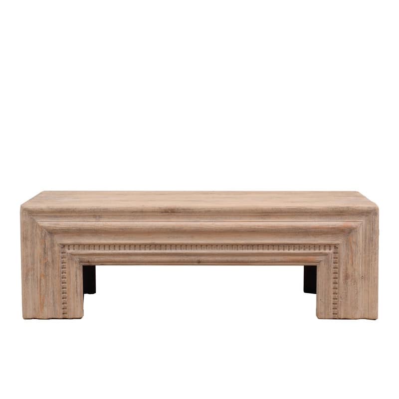 55" Long Scilla Coffee Table Small Weathered Natural