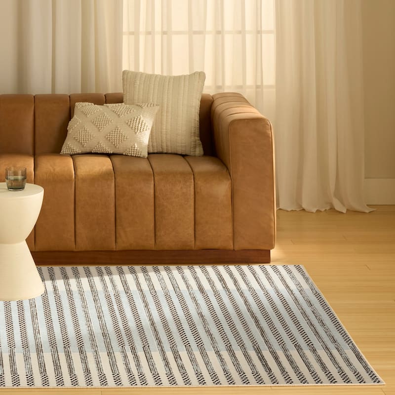Nourison Nordic Indoor only Geometric Area Rug