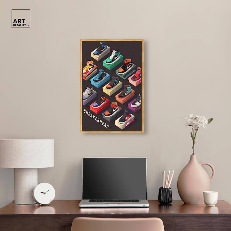 Sneaker Collection Dreams Canvas by Art Remedy