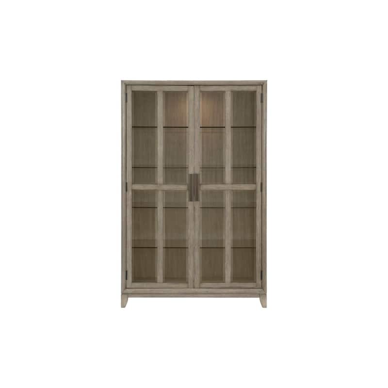 Maridel Gray Fabric Dining Room Set