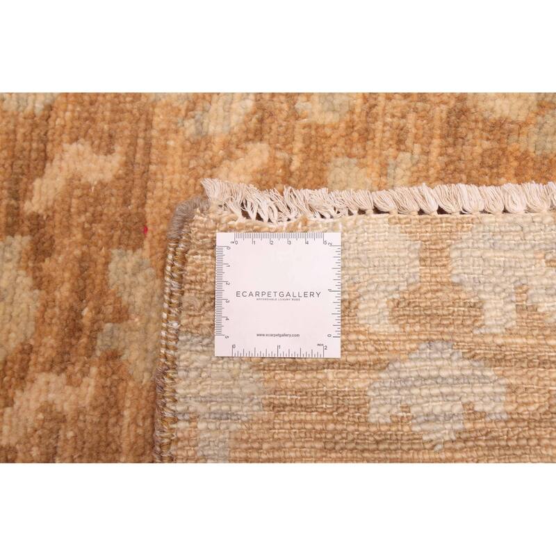 ECARPETGALLERY Hand-knotted Mystique Brown Wool Rug - 10'2 x 13'2