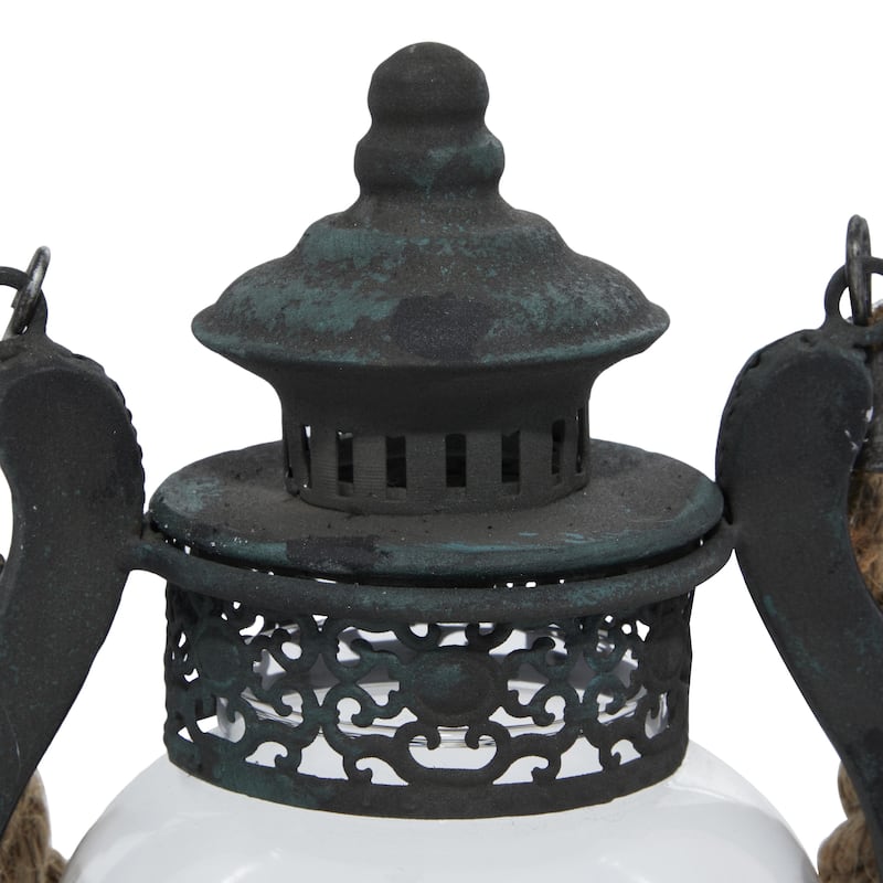 Metal Candle Lantern - Black - Roche River Decor