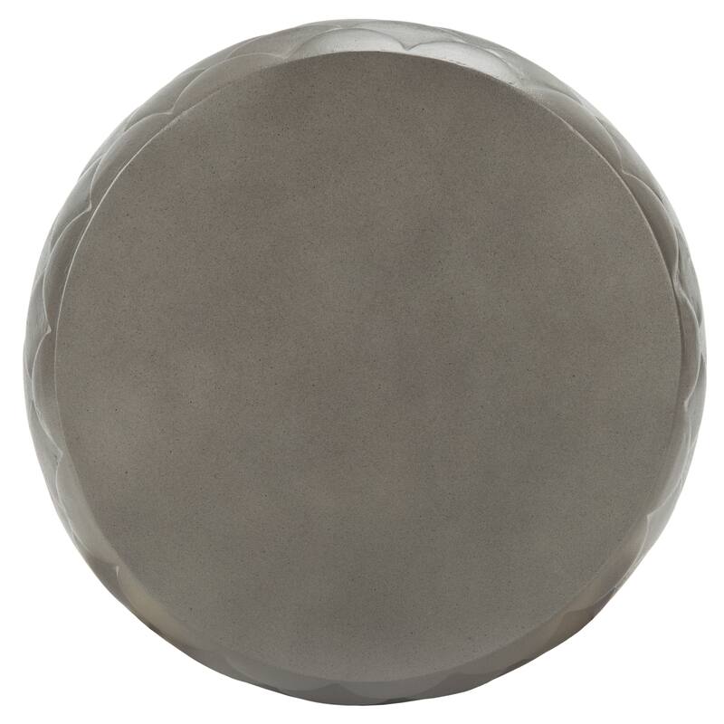 SAFAVIEH Outdoor Onerva Concrete Accent Stool - 15.75" W x 15.75" L x 18.11" H - 16Wx16Dx18H