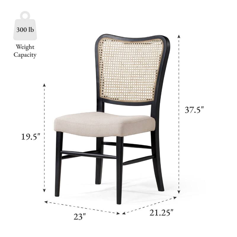 Maven Lane Vera Dining Chairs, Set of 2