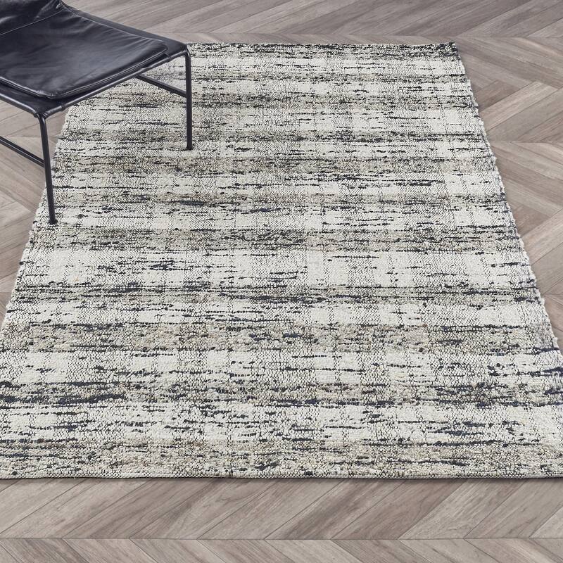 Perth Wool Blend Area Rug by Kosas Home - 8x10 - Blue, Natural