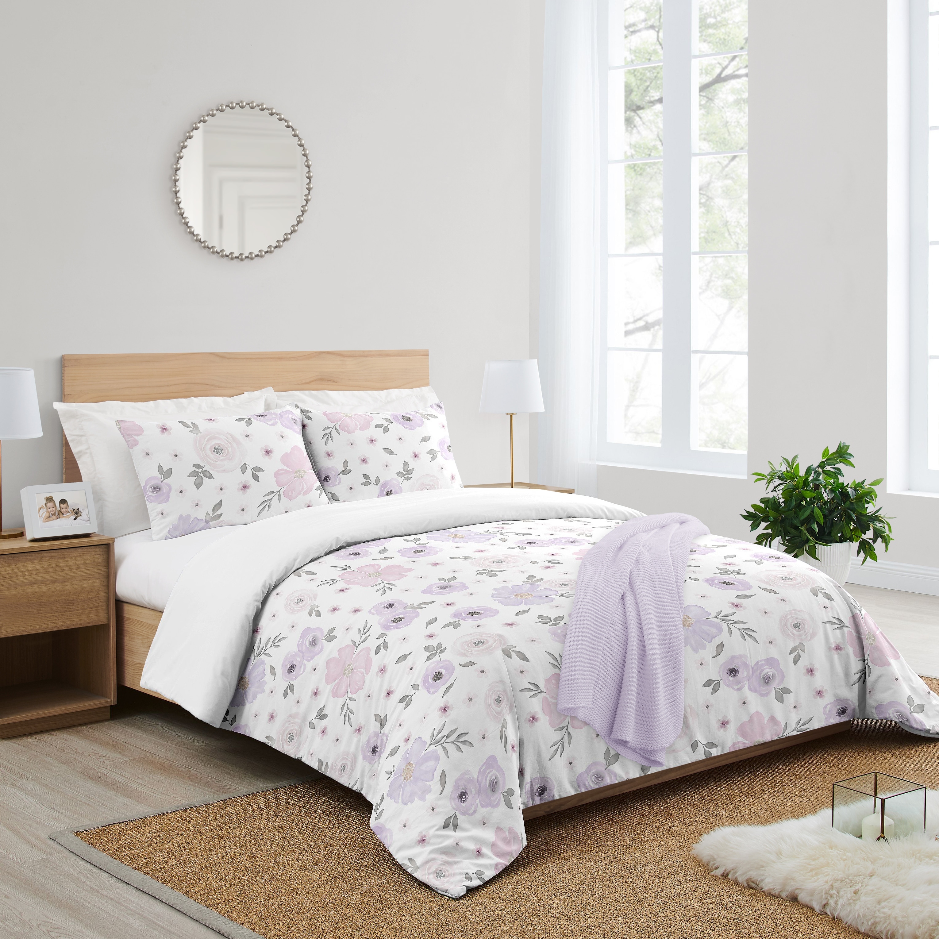 Sweet jojo watercolor floral lavender deals