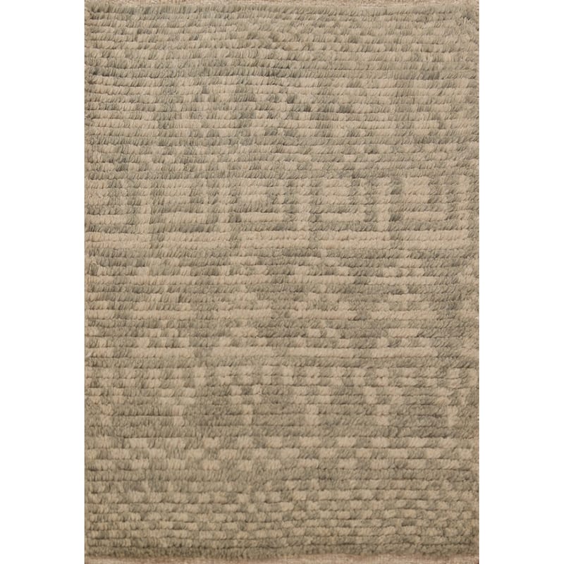 Geometric Moroccan Foyer Rug Handmade Wool Carpet - 2'0"x 3'0"
