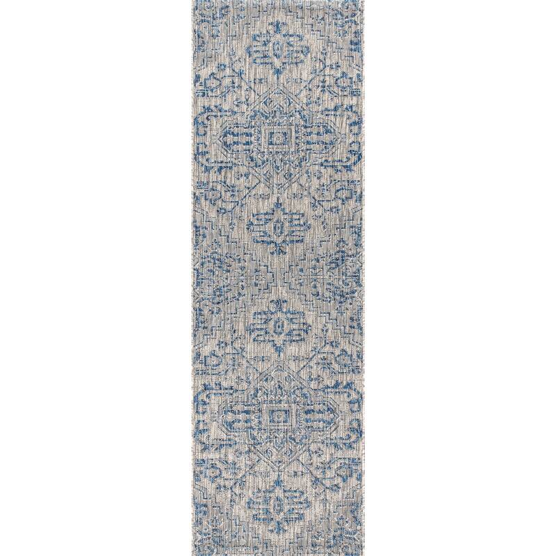 JONATHAN Y Charleston Medallion Indoor/Outdoor Area Rug