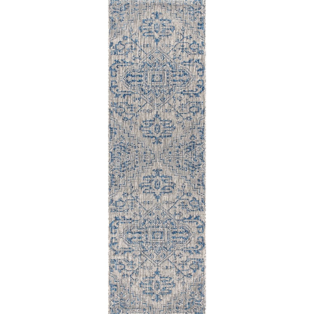 JONATHAN Y Charleston Medallion Indoor/Outdoor Area Rug