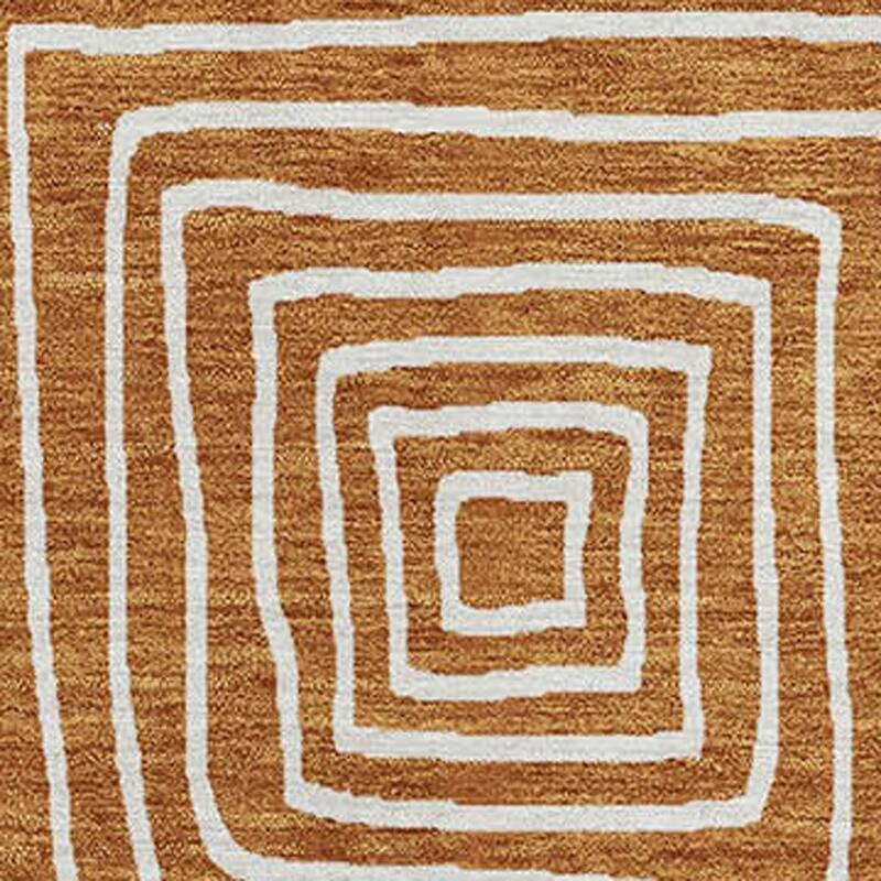 HomeRoots Geometric Transitional Rectangle Outdoor Rug