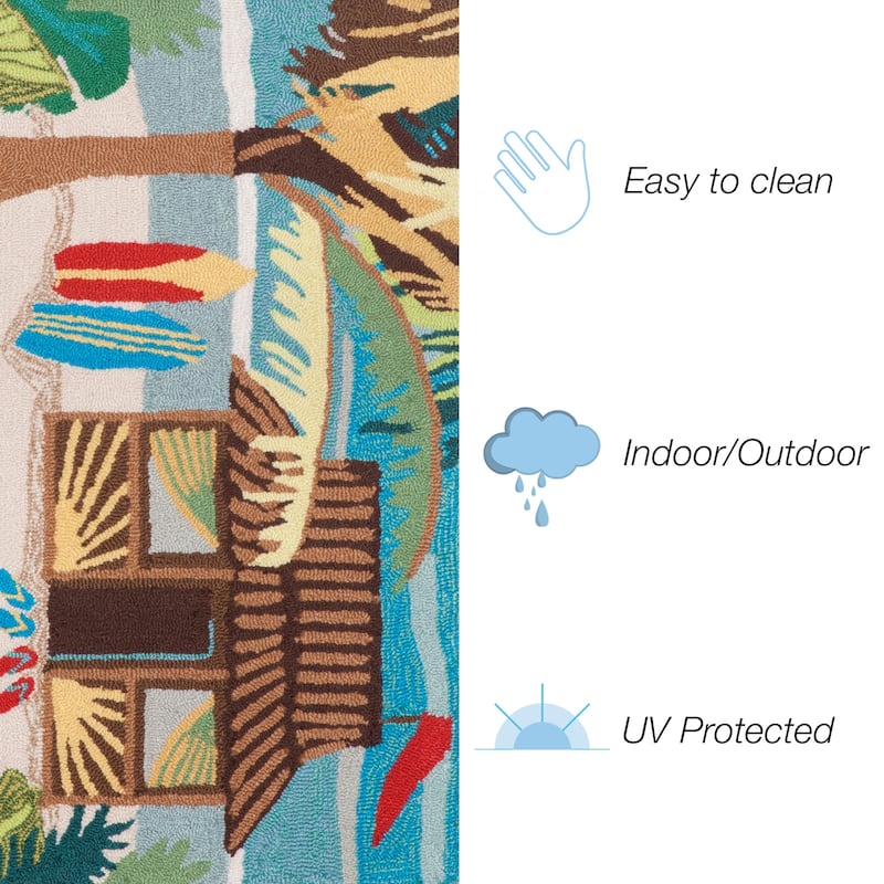 Liora Manne Frontporch Tiki Hut Indoor/Outdoor Rug