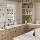 preview thumbnail 42 of 82, Karran Drop-In Quartz 33 in. 1-Hole Single Bowl Kitchen Sink Kit