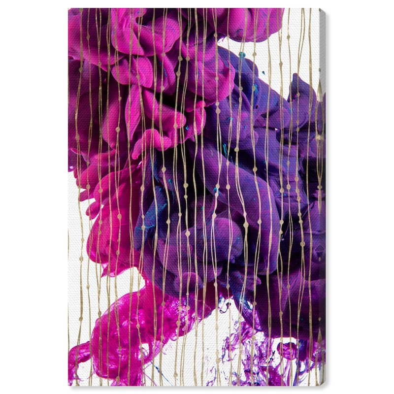 Wynwood Studio Canvas Abstract Ink Spot III Pink and Modern & Contemporary Wall Art Canvas Print