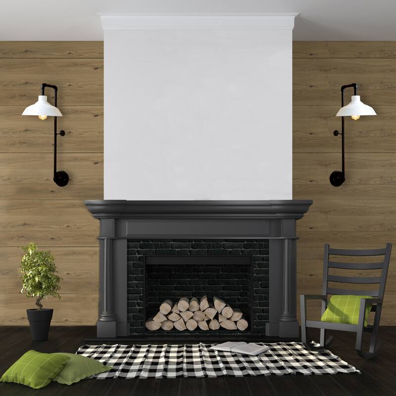 Metal Wall Sconce with Shade