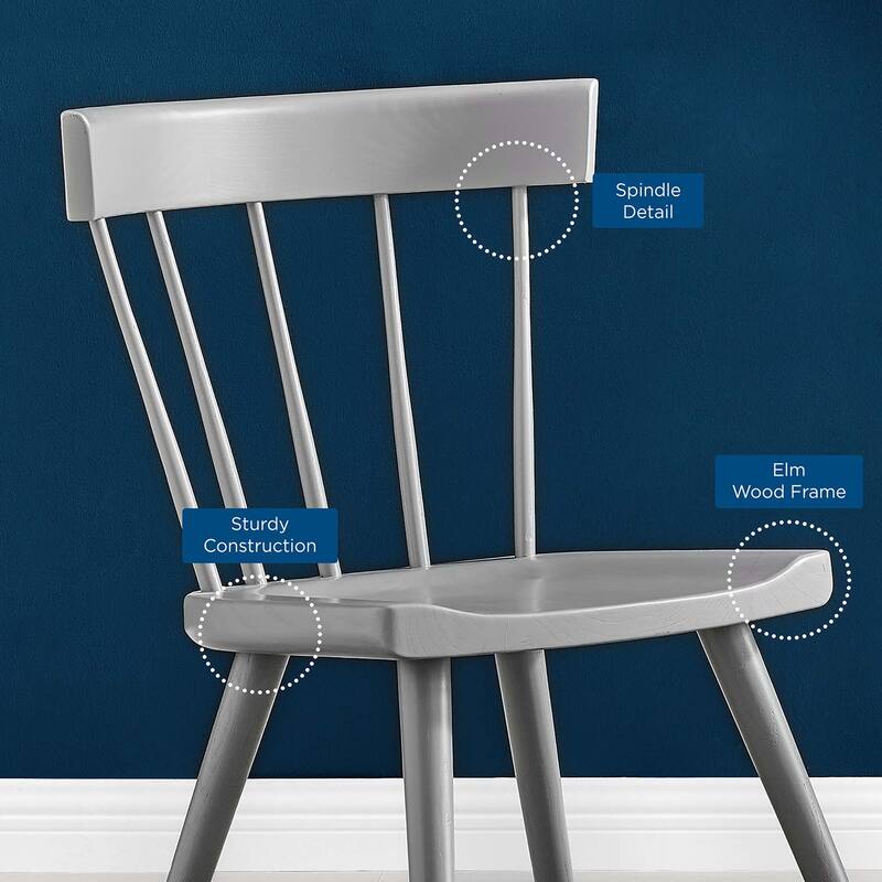 Sutter Wood Dining Side Chair Set of 2