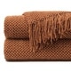 preview thumbnail 14 of 59, Chanasya Textured Knit Acrylic Throw Blanket With Tassels