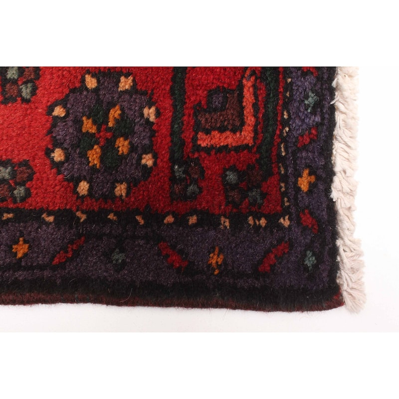 ECARPETGALLERY Hand-knotted Anadol Red Wool Rug - 4'7 x 7'9