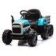 preview thumbnail 82 of 98, 24V Electric Ride-On Farm Tractor for Kids, Remote Control, Bluetooth, MP3 & Detachable Trailer
