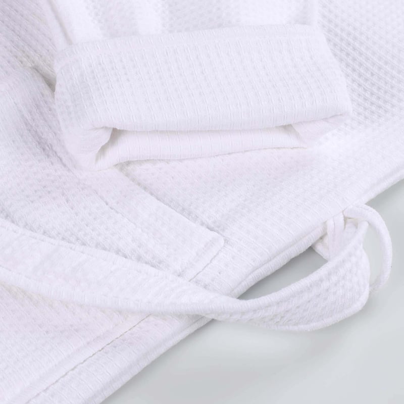 Superior Waffle Weave Cotton Soft Oversized Unisex Adult Bath Robe