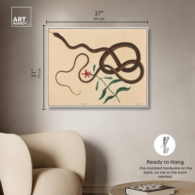 The Coach Whip Snake 1743 Canvas by Art Remedy