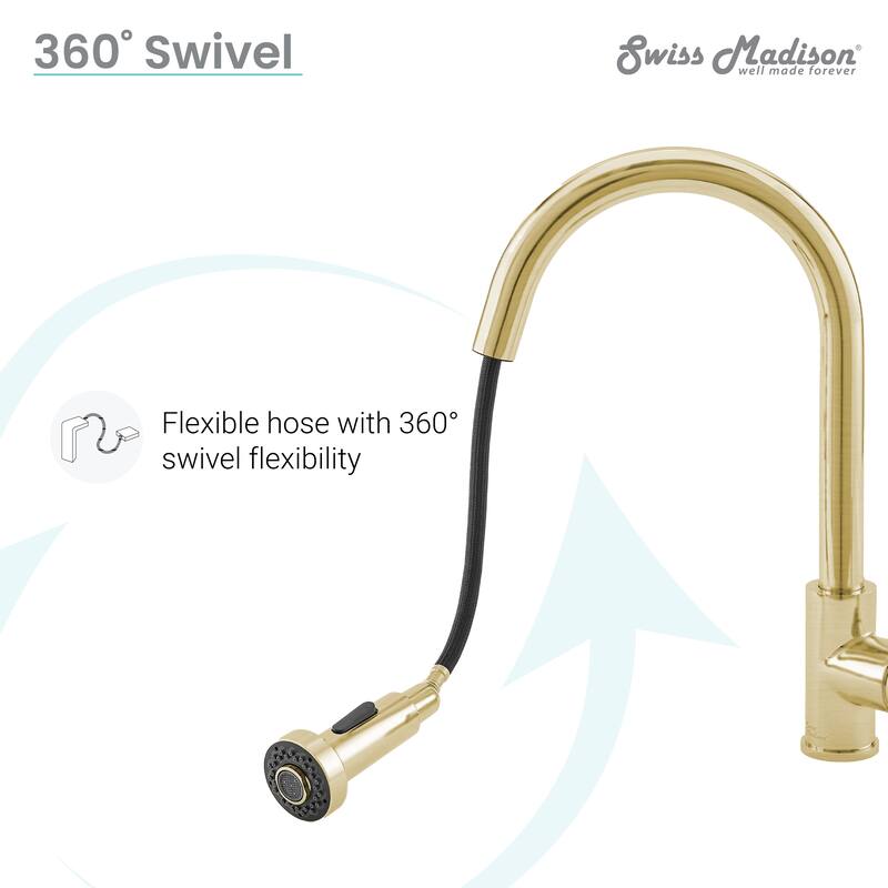 Nouvet Single Handle, Pull-Down Kitchen Faucet