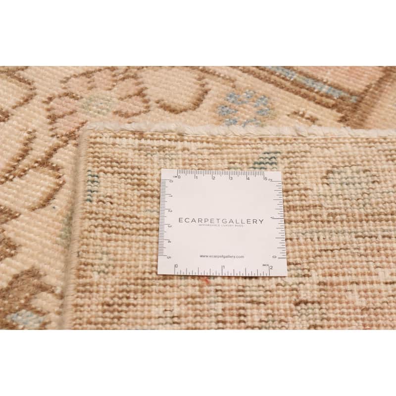 ECARPETGALLERY Hand-knotted Antalya Vintage Light Copper Wool Rug - 9'9 x 13'1