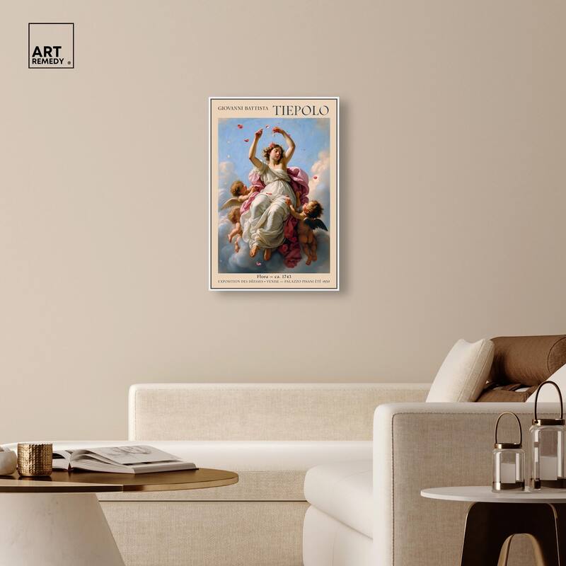 Flora in the Venetian Sky Canvas by Art Remedy