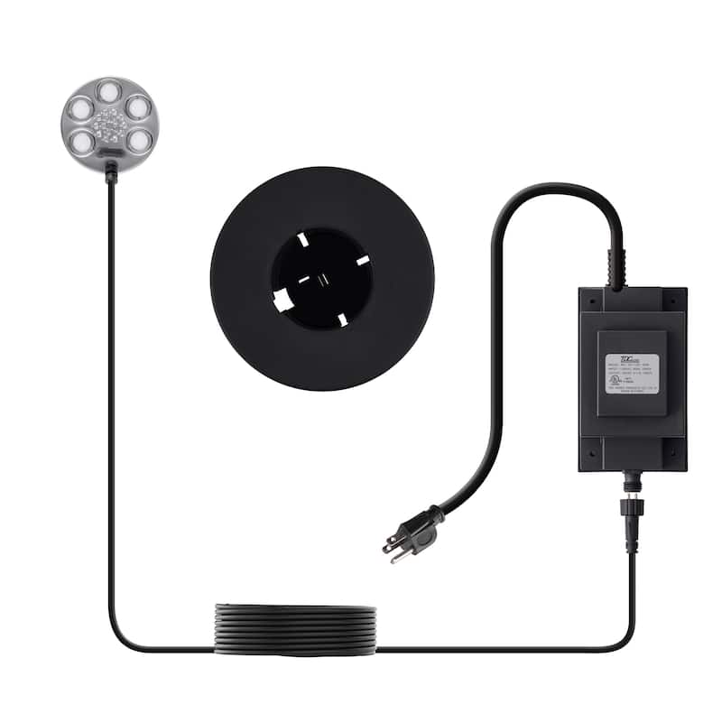 Alpine Corporation Super Power Pond Fogger with Floating Ring and LED