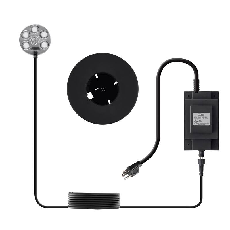 5 Jet Super Pond Fogger Kit 15 LED Lights