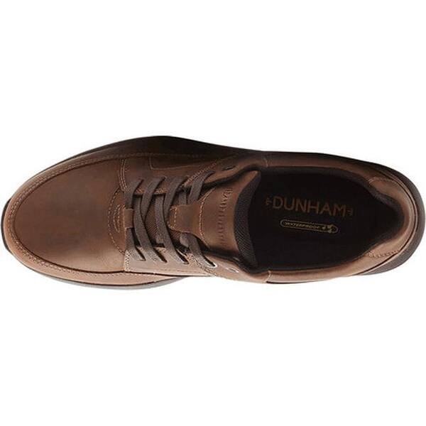 Shop Dunham Men S Stephen Dun Waterproof Oxford Brown Leather Overstock 12398186