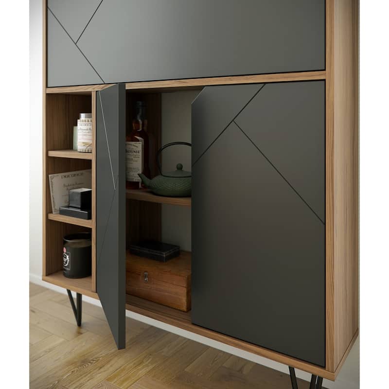 Nexera Slim Secretary Desk