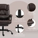 preview thumbnail 35 of 63, Vinsetto Office Desk Chair Recliner, Height Adjustable Movable Lumbar Support with 6-Point Vibrating Massage