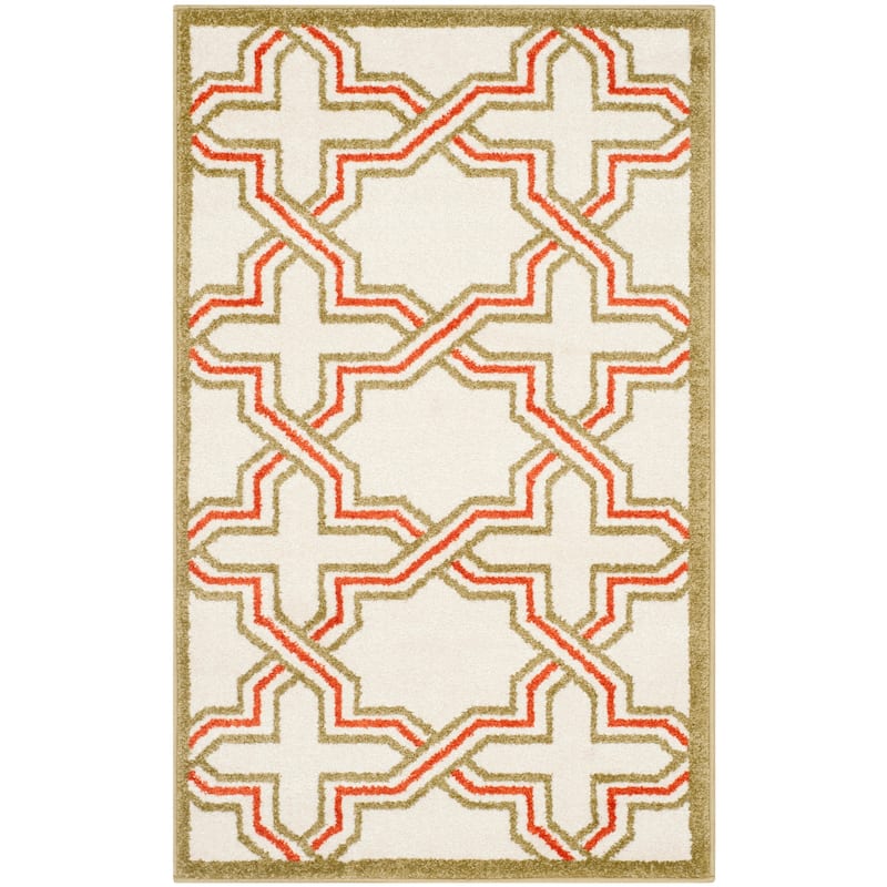 SAFAVIEH Amherst Irini Modern Rug - 2'6" x 4' - Ivory/Light Green