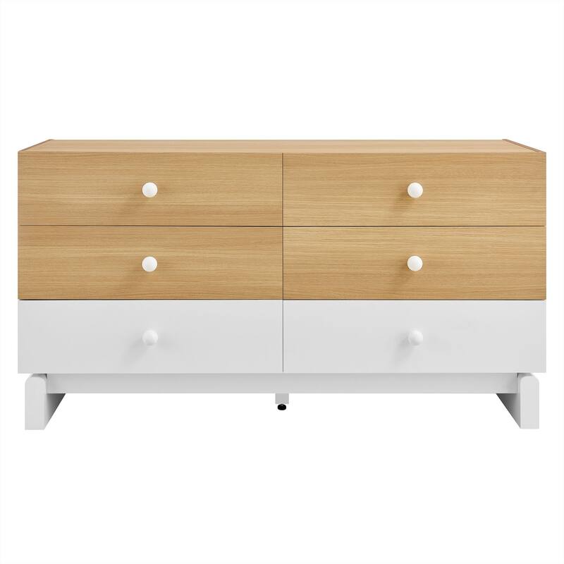 Nolia 6-Drawer Color Block Dresser