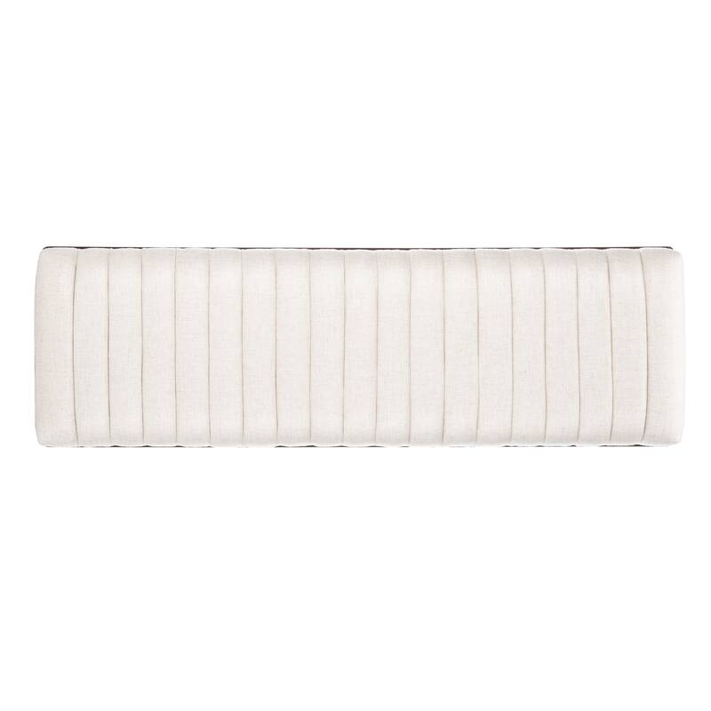 SAFAVIEH Couture Felicienne Mid-Century Bench - 63" W x 20" D x 18" H - 63Wx20Dx18H