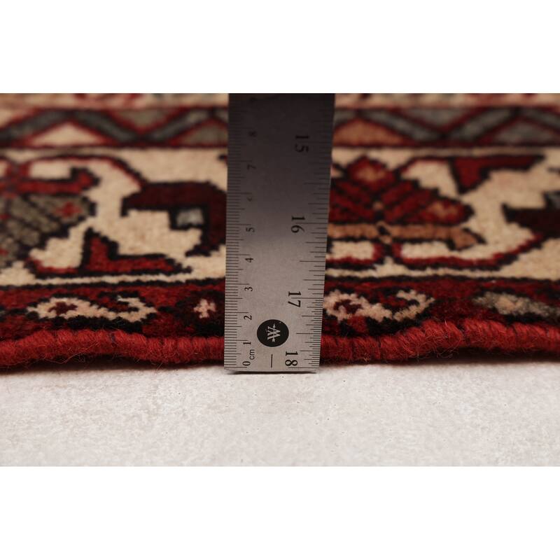 ECARPETGALLERY Hand-knotted Anadol Red Wool Rug - 4'3 x 6'6