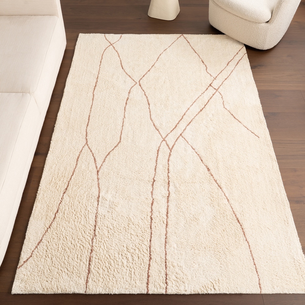 Nuloom Deepika Contemporary Abstract Cotton Area Rug