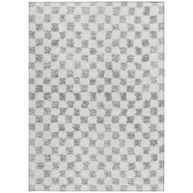 HomeRoots Geometric Transitional Rectangle Outdoor Rug