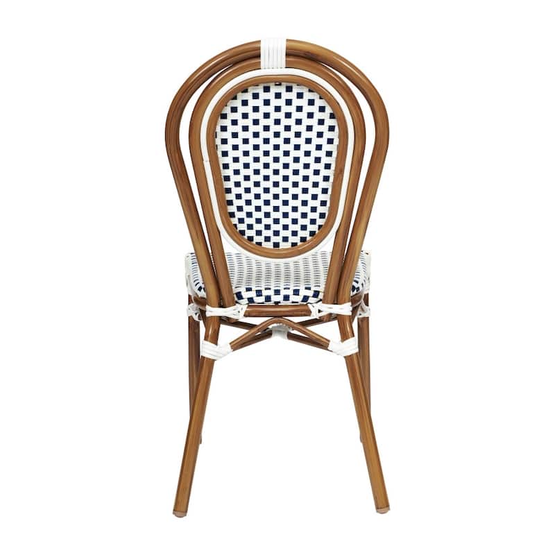 Stacking Bistro Chairs with Metal Frames