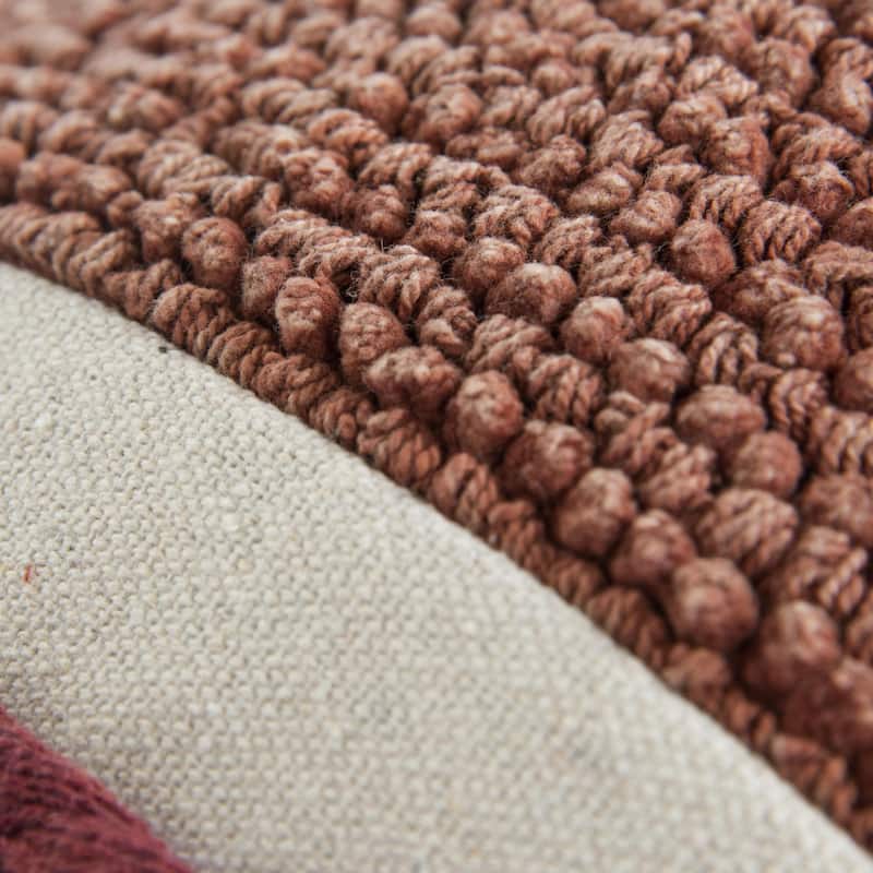 Rizzy Home Striped Macramé Throw Pillow